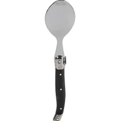 Gifi Ménagère 32 pièces noir et gris chromé Clearance