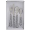 Gifi Ménagère 24 pièces paillettes argenté Hot