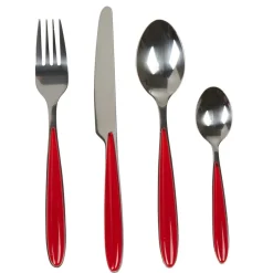 Gifi Ménagère 24 pièces rouge