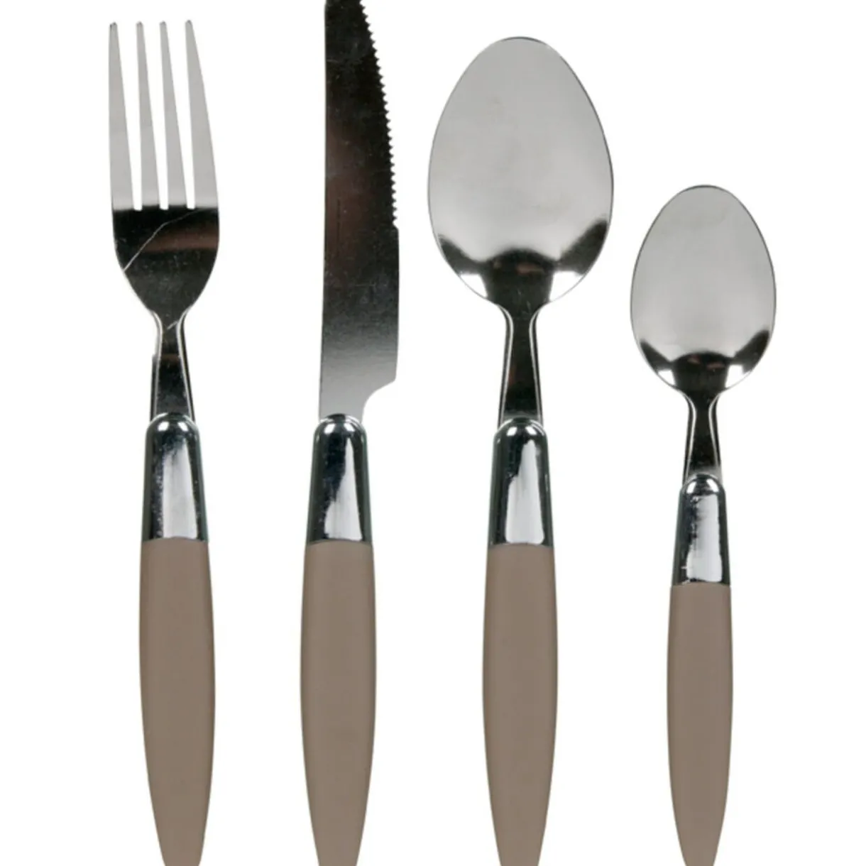 Gifi Ménagère 24 pièces taupe Best