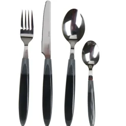 Gifi Ménagère 24 pièces transparent gris Hot