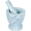 Gifi Mortier avec pilon effet marbre gris Ø10,5xH10cm Discount