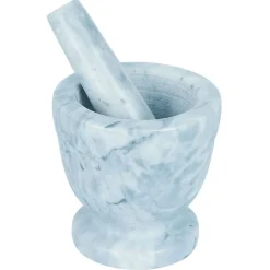 Gifi Mortier avec pilon effet marbre gris Ø10,5xH10cm Discount