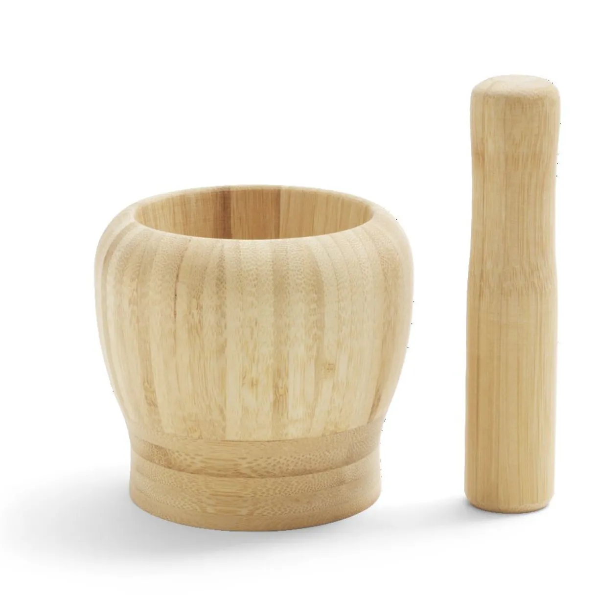 Gifi Mortier en bambou H14,5cm