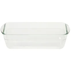 Gifi Moule à cake en verre avec couvercle gris Clearance