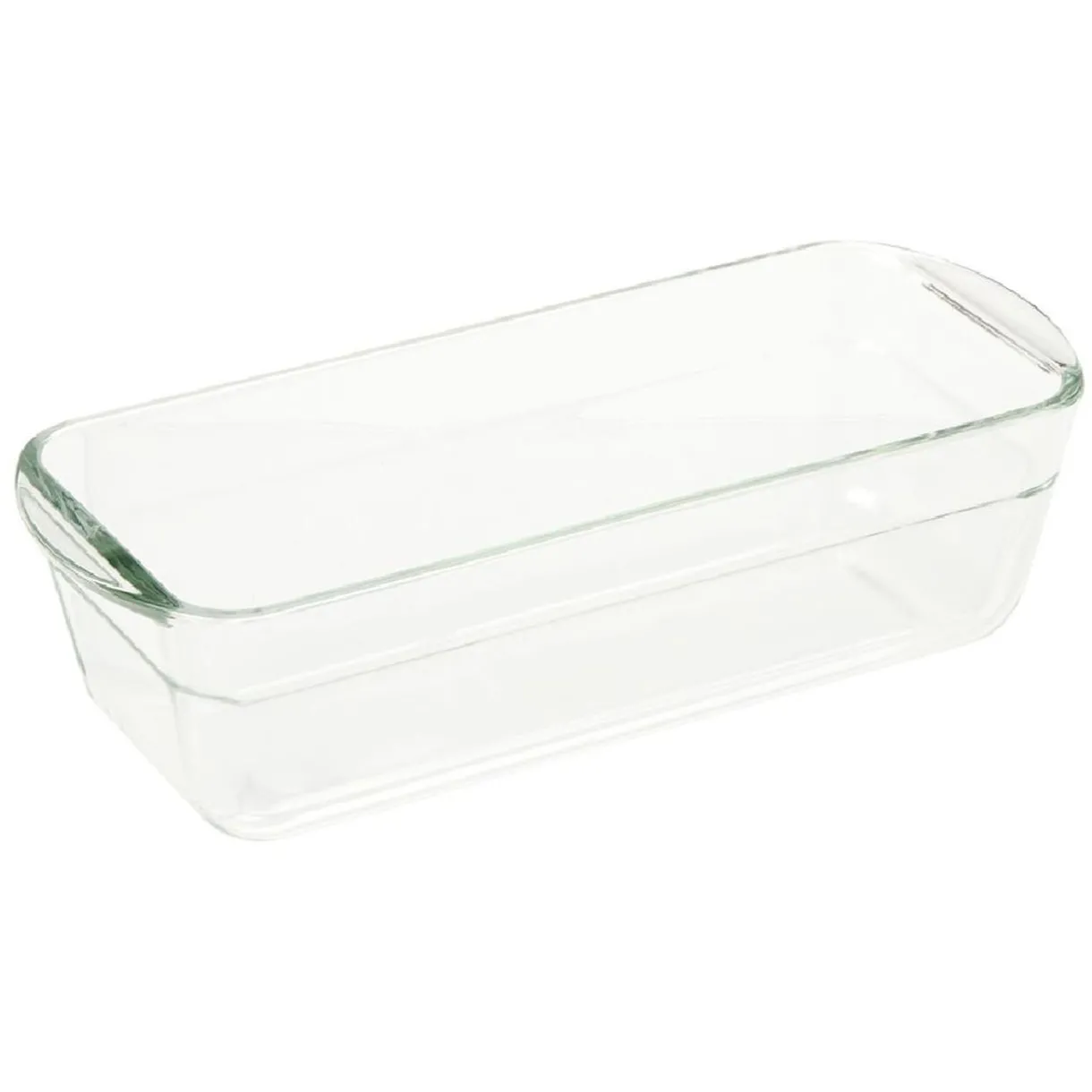 Gifi Moule à cake en verre avec couvercle gris Clearance