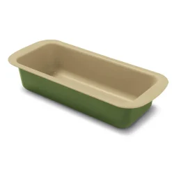 Gifi Moule à cake rectangulaire B-NAT beige et vert Outlet
