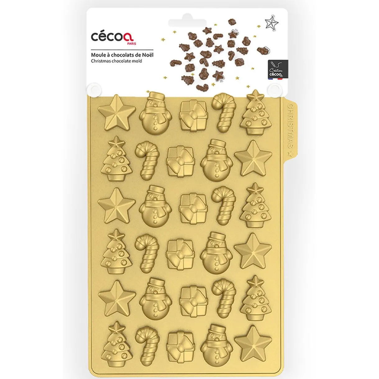 Gifi Moule à chocolats de Noël en silicone New
