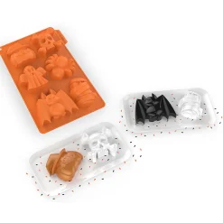 Gifi Moule 6 gateaux forme Halloween orange Best
