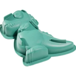 Gifi Moule à gâteau forme dinosaure Tyrex silicone vert 26x19xH5,5cm Hot