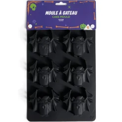 Gifi Moule à gâteau Halloween silicone forme araignée 27x18xH3cm Hot