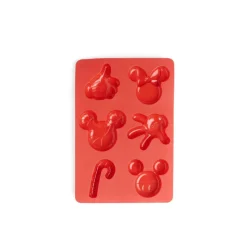 Gifi Moule à gâteau Mickey Disney silicone rouge 29x20xH3cm Clearance