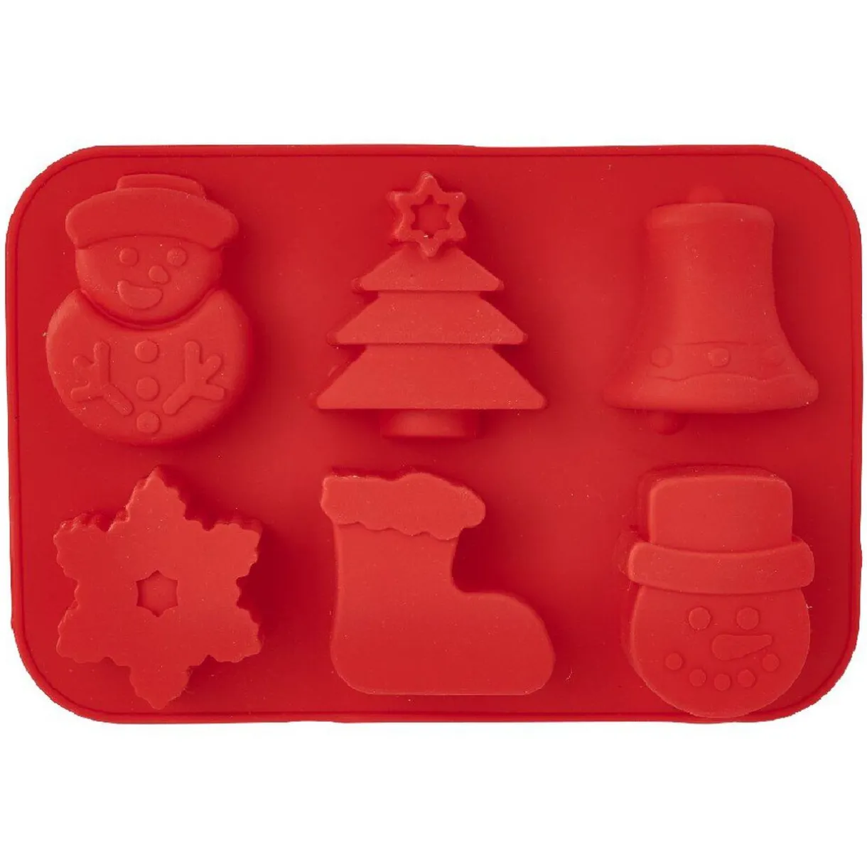 Gifi Moule à gâteau thème Noël rouge Discount