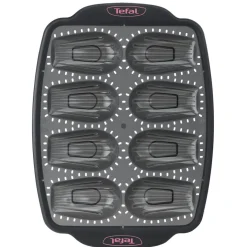 Gifi Moule à madeleines en silicone Tefal 8 pièces
