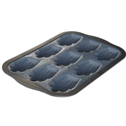 Gifi Moule à madeleines gris et noir x9 Best