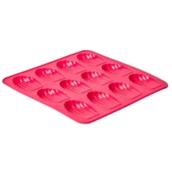 Gifi Moule 12 madeleines silicone rose Clearance