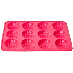 Gifi Moule 12 madeleines silicone rose Clearance