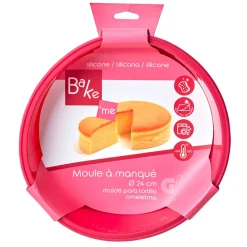Gifi Moule à manqué rond silicone rose Best