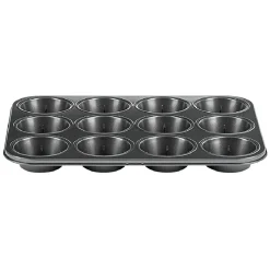 Gifi Moule à muffin coeur coulant en métal x12