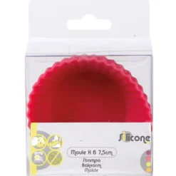 Gifi Moule à muffin silicone x6 New