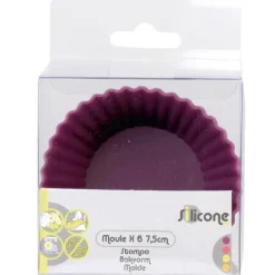 Gifi Moule à muffin silicone x6 New