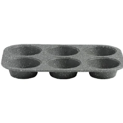 Gifi Moule à muffins gris effet marbre New