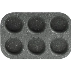 Gifi Moule à muffins gris effet marbre New