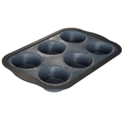Gifi Moule à muffins gris et noir x6 Hot