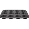Gifi Moule à muffins noir New