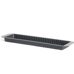 Gifi Moule à tarte rétractable acier perforé noir 35x11xH2,5cm Discount