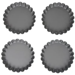 Gifi Moule à tartelette revêtement antiadhésif Ø12cm x4 New