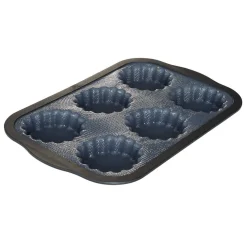 Gifi Moule à tartelettes gris et noir x6 Hot