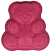 Gifi Moule carré silicone forme nounours rose Sale