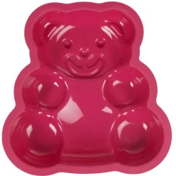 Gifi Moule carré silicone forme nounours rose Sale