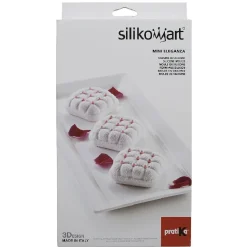 Gifi Moule en silicone 3D 6 minis coussins rouge Discount