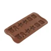 Gifi Moule en silicone pour 12 chocolats de Noël Hot