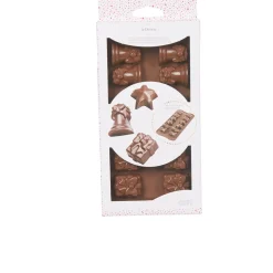 Gifi Moule en silicone pour 12 chocolats de Noël Hot