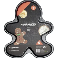 Gifi Moule forme bonhomme en pain d'épices en acier Clearance