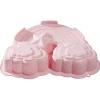 Gifi Moule gâteau forme arc en ciel silicone rose 26x19xH5,5cm Discount