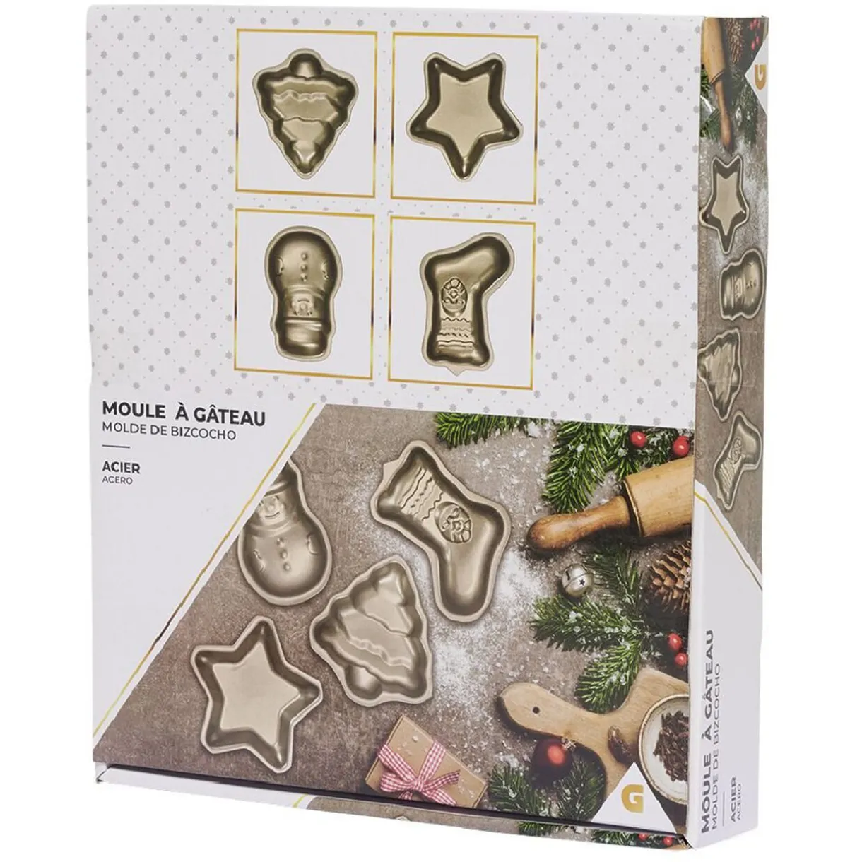 Gifi Moule individuel gâteau de Noël Clearance