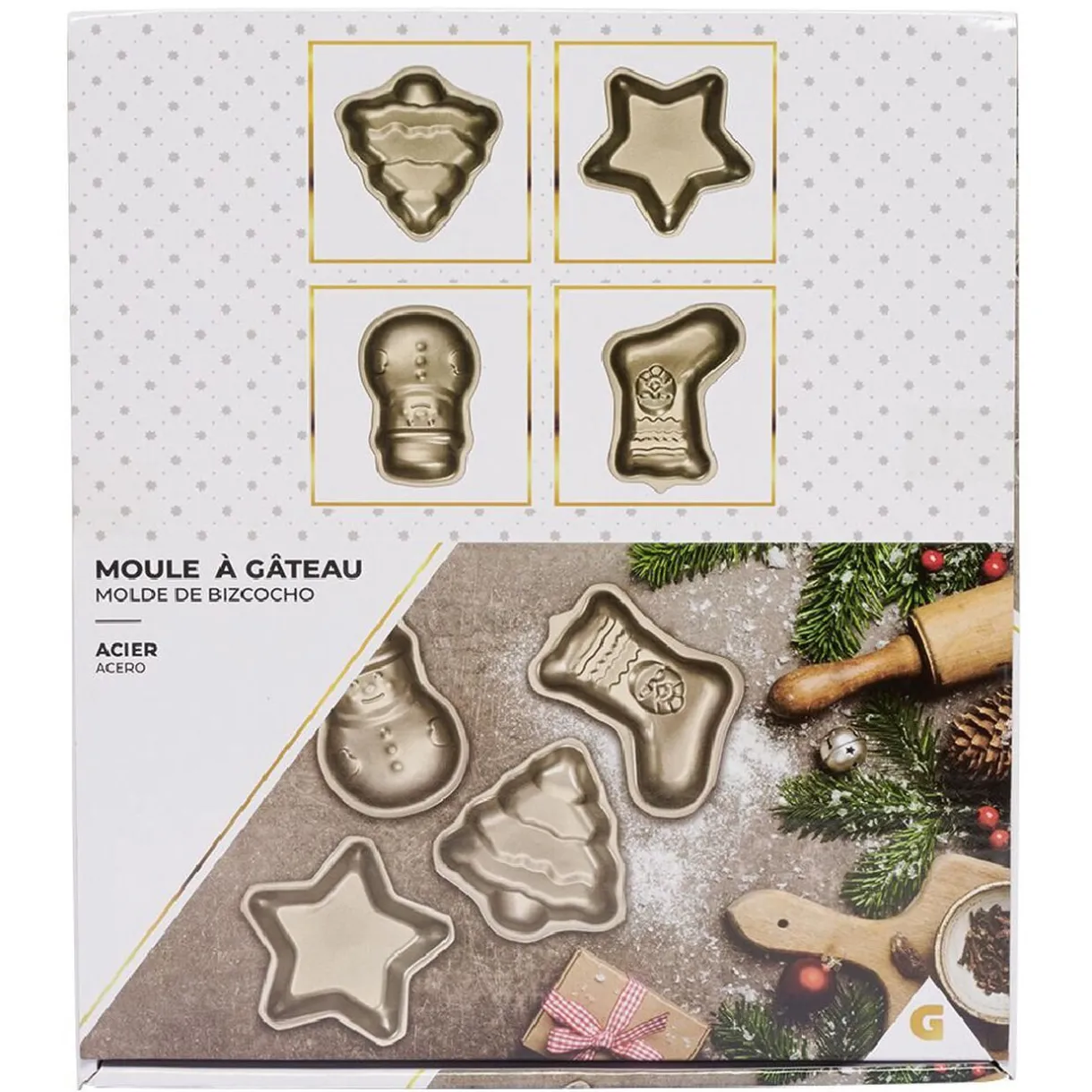 Gifi Moule individuel gâteau de Noël Clearance