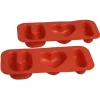 Gifi Moule patisserie en silicone forme coeur Love U x2