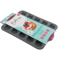 Gifi Moule petit four gris et rouge x20 Clearance