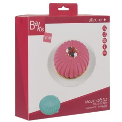 Gifi Moule rond strié 3D silicone vert Clearance
