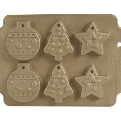 Gifi Moule silicone motif sapin boule Noël