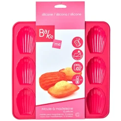 Gifi Moule silicone rose 12 madeleines New