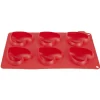 Gifi Moule silicone rouge 6 minis coeurs 3D Discount