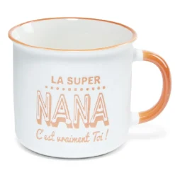 Gifi Mug à message en céramique
