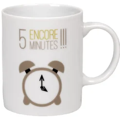 Gifi Mug blanc motif réveil