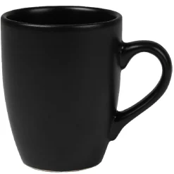Gifi Mug en faïence uni noir Best